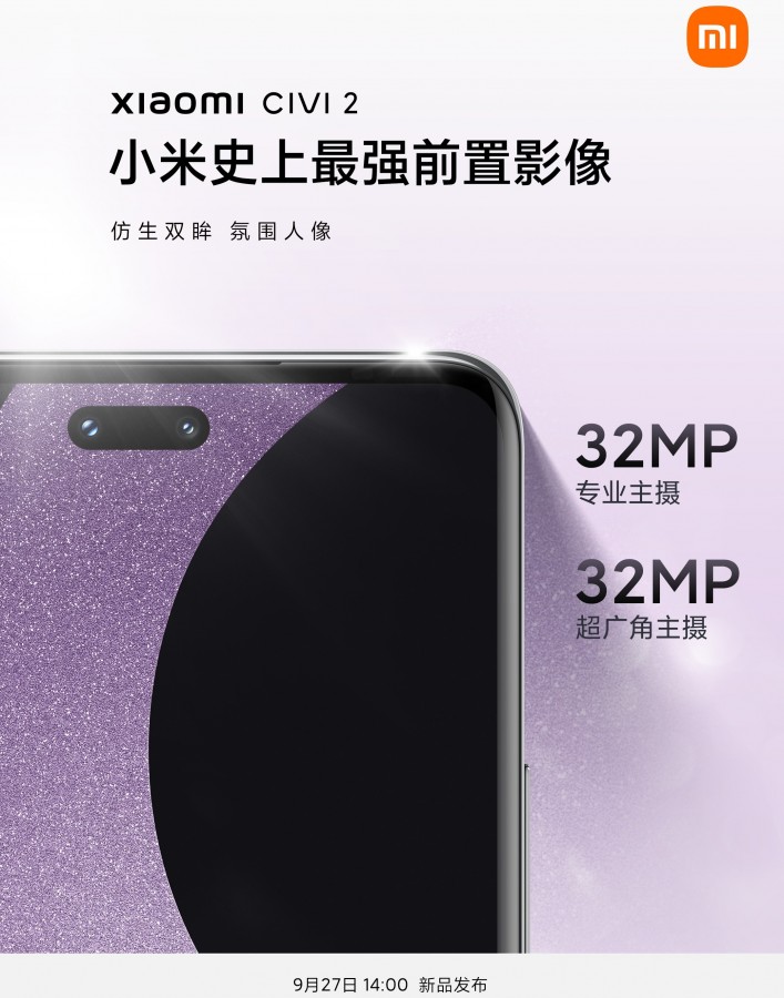 Xiaomi Civi 2 Segera Meluncur Layarnya Mirip IPhone 14 Pro